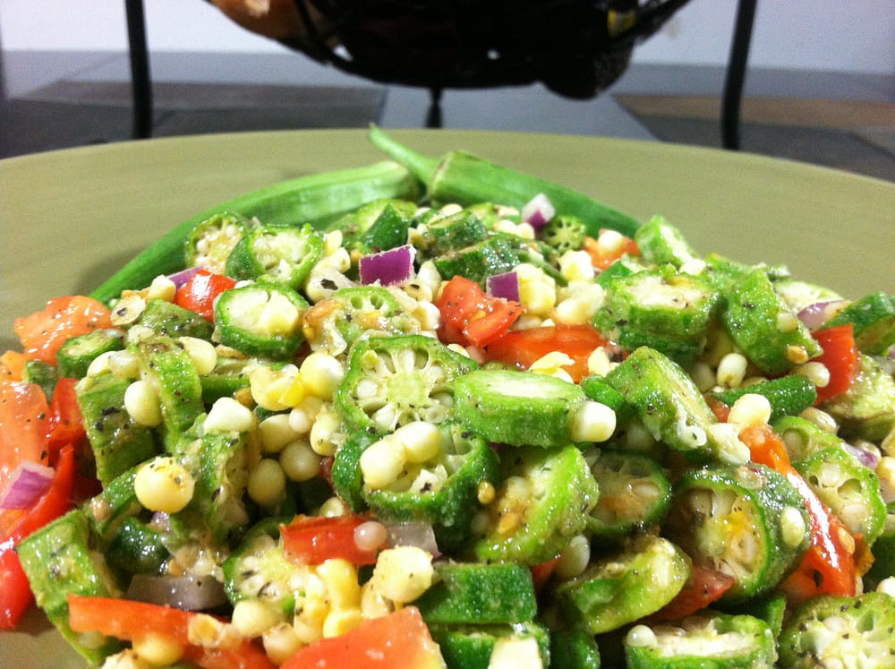 Live Okra Salad WholeSista